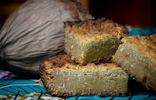 Cassava Pone Local Dessert